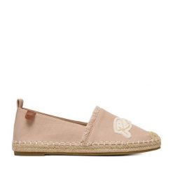 Espadryle Roxy. Brązowe espadryle damskie Roxy, bez wzorów, bez obcasa, bez zapięcia. Za 119.99 zł.
