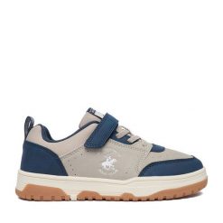 Sneakersy Beverly Hills Polo Club. Brązowe trampki i tenisówki chłopięce Beverly Hills Polo Club, bez wzorów, bez zapięcia. Za 189.99 zł.