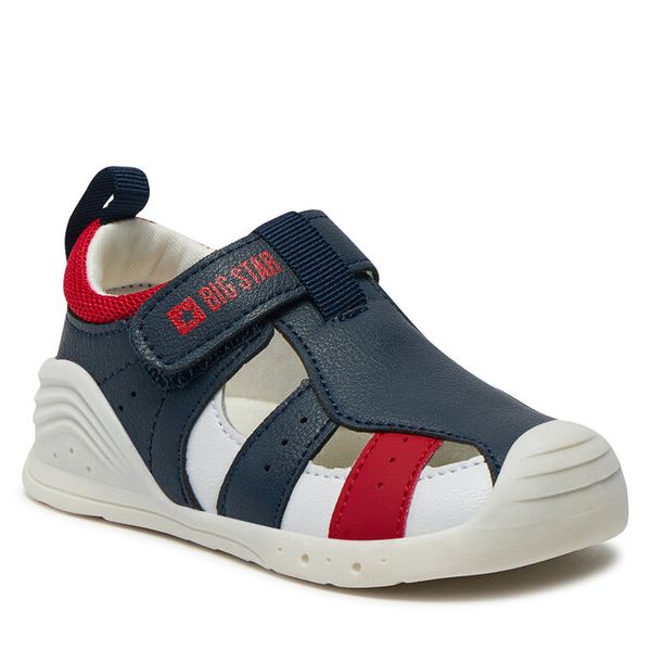 Sandały Big Star Shoes. Niebieskie sandały chłopięce BIG STAR SHOES, bez zapięcia. Za 169.99 zł.