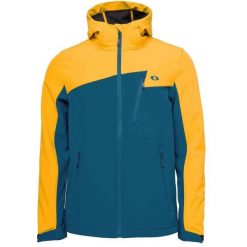 Męska kurtka softshell Loap Lurad żółta. Brązowe kurtki sportowe męskie LOOP, m, bez wzorów, z softshellu, trekkingowe. Za 329.99 zł.