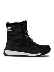 Sorel Śniegowce Whitney II Short Lace NL3820 Czarny. Czarne śniegowce i trapery damskie Sorel, z materiału. Za 579.99 zł.