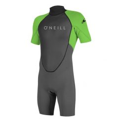 Neoprenowy kombinezon męski O'Neill Reactor-2 2Mm Back Zip S/S Spring z krótkim. Czarne buty sportowe męskie O'Neill, z neoprenu, bez zapięcia, rowerowe. Za 454.00 zł.