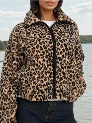 Bluza we wzrór zwierzęcy z kieszeniami - wielobarwny. Bluzy damskie Sinsay, l, bez wzorów, bez kaptura. Za 33.99 zł.