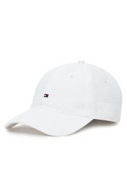 Tommy Hilfiger Czapka z daszkiem Flag Seersucker 6 Panel AM0AM13427 Biały. Białe rękawiczki męskie Tommy Hilfiger, bez wzorów, z materiału. Za 139.99 zł.