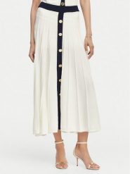 Artigli Spódnica plisowana ACGO004493 Biały Regular Fit. Białe spódnice damskie Artigli, l, bez wzorów, z wiskozy, plisowane. Za 419.99 zł.