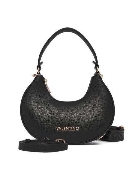 Valentino Torebka Shelby VBS90A07GRA Czarny. Czarne torebki do ręki damskie Valentino, bez wzorów, ze skóry, bez dodatków. Za 449.99 zł.