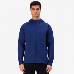 Bluza z kapturem Kappa Gequo. Niebieskie bluzy męskie Kappa, l, bez wzorów, z poliesteru, z kapturem. Za 376.50 zł.