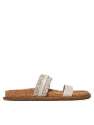 MICHAEL Michael Kors Klapki Mandy 40S5MAFS3L Écru. Klapki damskie MICHAEL Michael Kors, bez wzorów, z materiału, bez obcasa. Za 399.99 zł.