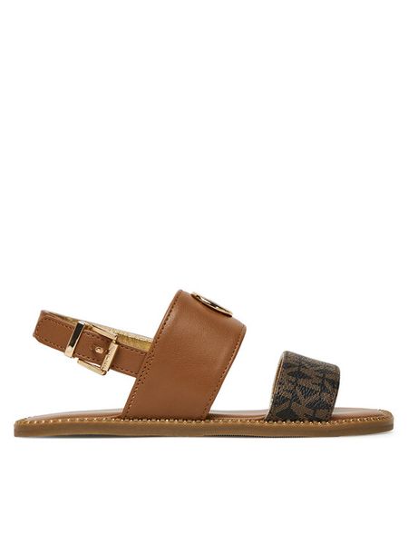 MICHAEL Michael Kors Sandały MK02050200 Brązowy. Brązowe sandały dziewczęce MICHAEL Michael Kors, ze skóry, bez zapięcia. Za 319.99 zł.