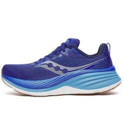 Buty Do Biegania Saucony Hurricane 24 Dorosłych. Niebieskie buty sportowe męskie Saucony, bez zapięcia, do biegania. W wyprzedaży za 677.70 zł.