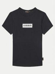 Napapijri T-Shirt Chamois NP0A4ILE D Czarny Regular Fit. Czarne t-shirty dla chłopców Napapijri, bez wzorów, z bawełny, bez ramiączek. Za 79.99 zł.