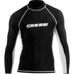 Cressi Koszulka Rashguard Long męska. Niebieskie koszulki sportowe męskie CRESSI, m, bez wzorów, z poliamidu, bez kołnierzyka, bez ramiączek, żeglarskie. Za 197.00 zł.