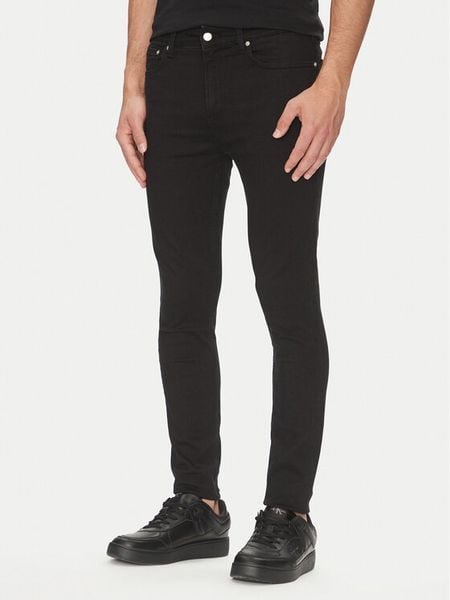 Calvin Klein Jeans Jeansy J30J323694 Czarny Super Skinny Fit. Czarne jeansy męskie Calvin Klein Jeans. Za 279.99 zł.
