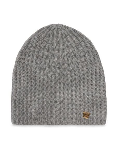 Elisabetta Franchi Czapka BE-04C-67E2 Szary. Szare czapki i kapelusze damskie Elisabetta Franchi, na zimę, bez wzorów. Za 689.99 zł.