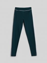 4F Legginsy dzianinowe damskie - zielone XL. Zielone legginsy damskie 4f, xl, bez wzorów, z dzianiny. Za 129.99 zł.