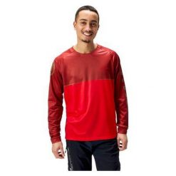 Longsleeve rowerowy męski Endura Core Printed. Czerwone bluzy męskie ENDURA, bez zapięcia, rowerowe. Za 179.99 zł.
