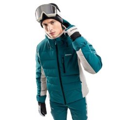 Męska kurtka narciarska Sporty zimowe Siroko W7 La Hoya. Zielone kurtki sportowe męskie SIROKO, na zimę, m, bez wzorów, z materiału, narciarskie. Za 1,062.00 zł.