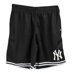 Spodenki Męskie Court Grafton New York Yankees. Czarne krótkie spodenki sportowe męskie 47 Brand, l, bez wzorów, z materiału. Za 237.99 zł.