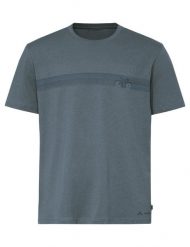 Koszulka rowerowa M Cyclist T-Shirt V. Szare koszulki sportowe męskie Vaude, m, bez wzorów, z bawełny, bez kołnierzyka, bez ramiączek, na fitness i siłownię. Za 189.00 zł.