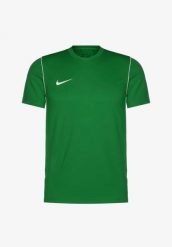 Koszulka treningowa męska Nike Park 20. Zielone koszulki sportowe męskie Nike, m, bez wzorów, z dzianiny, bez kołnierzyka, bez ramiączek, na fitness i siłownię, dri-fit (nike). Za 129.99 zł.
