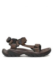 Teva Sandały M Terra Fi 5 Universal Leather 1099442 Brązowy. Brązowe sandały męskie Teva, z nubiku, bez zapięcia. Za 549.99 zł.