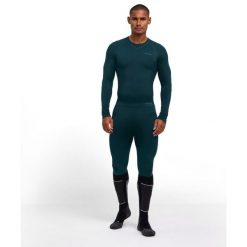 Legginsy o długości 3/4 Falke Warm. Zielone legginsy sportowe męskie Falke, m, bez wzorów. Za 365.00 zł.