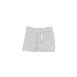 Błyszczące spodenki dziewczęce. Szare spodenki dla dziewczynek LEONE 1947 APPAREL, bez wzorów, sportowe. W wyprzedaży za 73.10 zł.