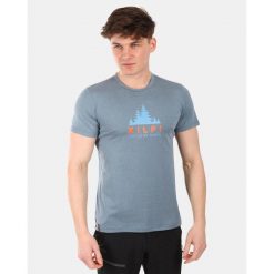 Męska koszulka techniczna Kilpi LISMAIN-M. Niebieskie koszulki sportowe męskie Kilpi, m, bez wzorów, bez kołnierzyka, bez ramiączek, trekkingowe. Za 153.53 zł.