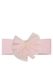 Jamiks Opaska materiałowa Francine JLG063 Różowy. Czerwone rękawiczki dziecięce Jamiks, bez wzorów, z bawełny. Za 39.99 zł.