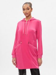 Liu Jo Sport Sukienka codzienna TA4023 J4616 Różowy Regular Fit. Czerwone sukienki damskie Liu Jo Sport, na co dzień, xs, bez wzorów, z syntetyku, sportowe, bez kołnierzyka, bez ramiączek, proste. Za 999.99 zł.
