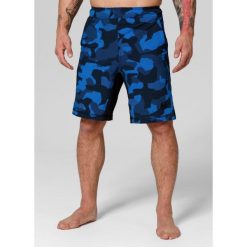 Spodenki męskie Pitbull sportowe Performance Pro plus Dillard. Niebieskie krótkie spodenki sportowe męskie PITBULL, l, bez wzorów. Za 169.00 zł.