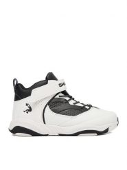 Shaq Sneakersy CEO-SPIN MOVE AQ95001Y-WZ Biały. Białe buty sportowe chłopięce Shaq, bez wzorów, z materiału, bez zapięcia. Za 159.99 zł.