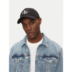 Czapka z daszkiem Calvin Klein Jeans. Czarne czapki i kapelusze męskie Calvin Klein Jeans, bez wzorów, z jeansu. Za 99.99 zł.