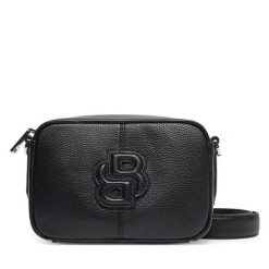 Torebka BOSS. Czarne listonoszki damskie Boss, bez wzorów, bez dodatków. Za 419.99 zł.