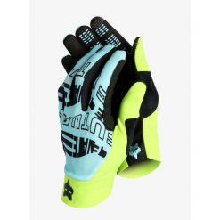 Rękawiczki rowerowe męskie Fox Flexair Glove Elevated. Niebieskie buty sportowe męskie FOX, bez zapięcia, rowerowe. Za 161.99 zł.