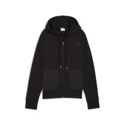 Damska rozpinana bluza z kapturem HER o luźnym kroju PUMA Black. Czarne bluzy sportowe damskie Puma, l, bez wzorów, z kapturem, do biegania. Za 279.00 zł.