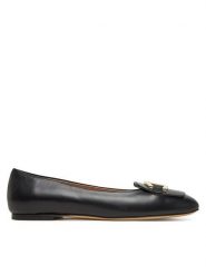 Aigner Baleriny Madeleine 3A 1251310 Czarny. Czarne baleriny damskie Aigner, bez wzorów, ze skóry, bez obcasa. Za 859.99 zł.