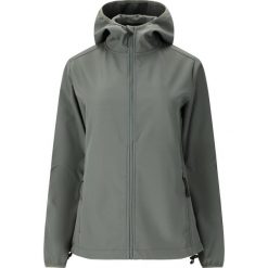 Softshell damski Whistler Luango. Czarne kurtki damskie Whistler, bez wzorów, z softshellu, bez kaptura. Za 269.99 zł.