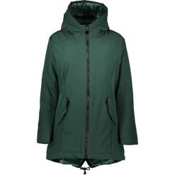 Dwustronna kurtka zimowa w kolorze ciemnozielonym. Zielone kurtki damskie Winter Selection, na zimę, bez wzorów, bez kaptura. W wyprzedaży za 294.95 zł.