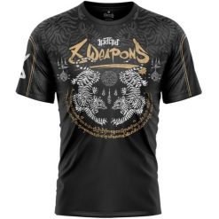 Koszulka 8 Weapons Tiger Yant. Czarne koszulki sportowe damskie 8 WEAPONS, xl, bez wzorów, z materiału, bez kołnierzyka, bez ramiączek, na fitness i siłownię. Za 243.00 zł.