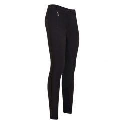 Damskie spodnie jeździeckie o pełnej przyczepności Euro-Star Slim Shape. Niebieskie spodnie materiałowe damskie EURO-STAR, bez wzorów, z mikrofibry. Za 380.00 zł.