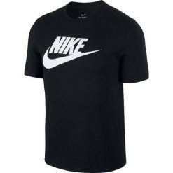 Koszulka Męska Nike Bawełniana Czarna Sportowa T-Shirt. Białe buty sportowe męskie Nike, m, bez wzorów, z bawełny, sportowe, bez kołnierzyka. Za 119.00 zł.