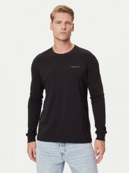 Tommy Jeans Longsleeve Chest Linear DM0DM21594 Czarny Regular Fit. Czarne bluzki z długim rękawem męskie Tommy Jeans, m, bez wzorów, z bawełny, bez kołnierzyka. Za 109.99 zł.