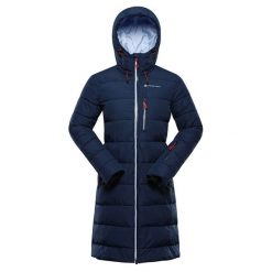 Płaszcz damski zimowy wodoodporny Alpine Pro Puera. Niebieskie płaszcze damskie Alpine Pro, na zimę, bez wzorów, długie, bez kaptura. W wyprzedaży za 839.00 zł.