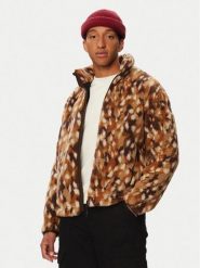Napapijri Polar T-Fleeve Fz NP0A8AO4 Brązowy Regular Fit. Brązowe bluzy męskie Napapijri, m, bez wzorów, z polaru, bez kaptura. Za 1,009.00 zł.