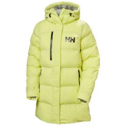 Parka damska z kapturem Helly Hansen Adore. Zielone kurtki damskie Helly Hansen, na zimę, bez wzorów, z kapturem. W wyprzedaży za 1,207.50 zł.