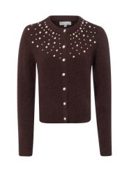 Marie Lund sweter z domieszką wełny Kobiety brązowy, XL. Brązowe swetry damskie Marie Lund, xl, bez wzorów, z wełny, bez kołnierzyka, bez ramiączek, bez kaptura. Za 179.95 zł.