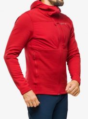 Bluza z kapturem męska Montane Fury XT Hoodie. Czerwone bluzy męskie Montane, l, bez wzorów, z materiału, z kapturem. Za 477.39 zł.