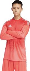 Adidas Koszulka bramkarska męska Tiro 25 Competition Goalkeeper Long Sleeve czerwony JI9724 M. Czerwone bluzki z długim rękawem męskie Adidas, m, bez wzorów, bez kołnierzyka. Za 238.99 zł.