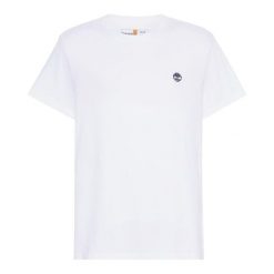 T-Shirt DNRV Short Sleeve Tee. Białe t-shirty męskie Timberland, m, bez wzorów, casualowe, bez kołnierzyka. Za 131.10 zł.